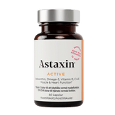 Astaxin天然蝦紅素口服深海魚油omega-3軟膠囊60粒